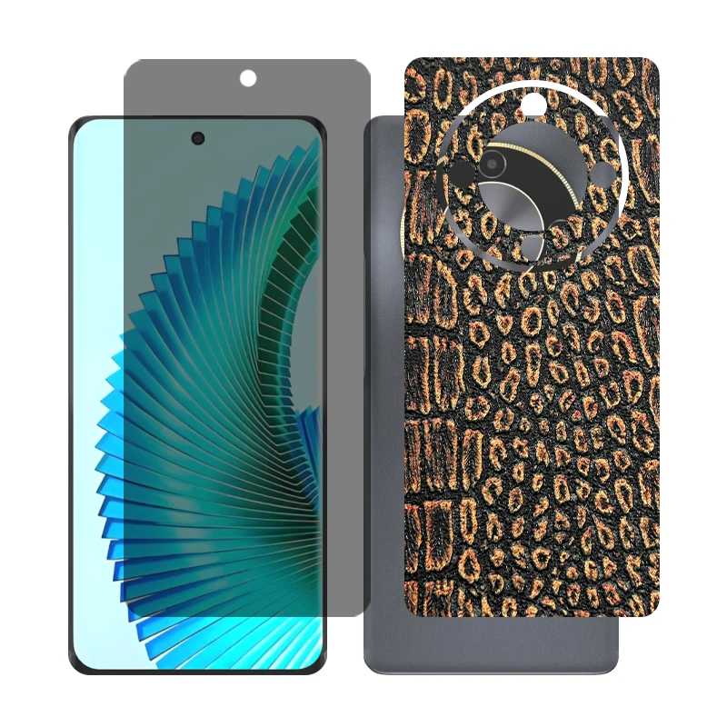 محافظ صفحه نمایش حریم شخصی گلس مدل Together مناسب برای گوشی موبایل آنر X9b به همراه برچسب پوششی پشت گوشی