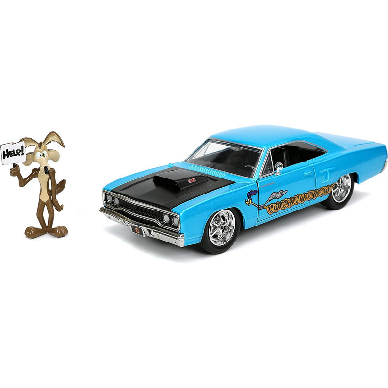 ماکت ماشین جادا مدل 1970 Plymouth Roadrunner به همراه فیگور
