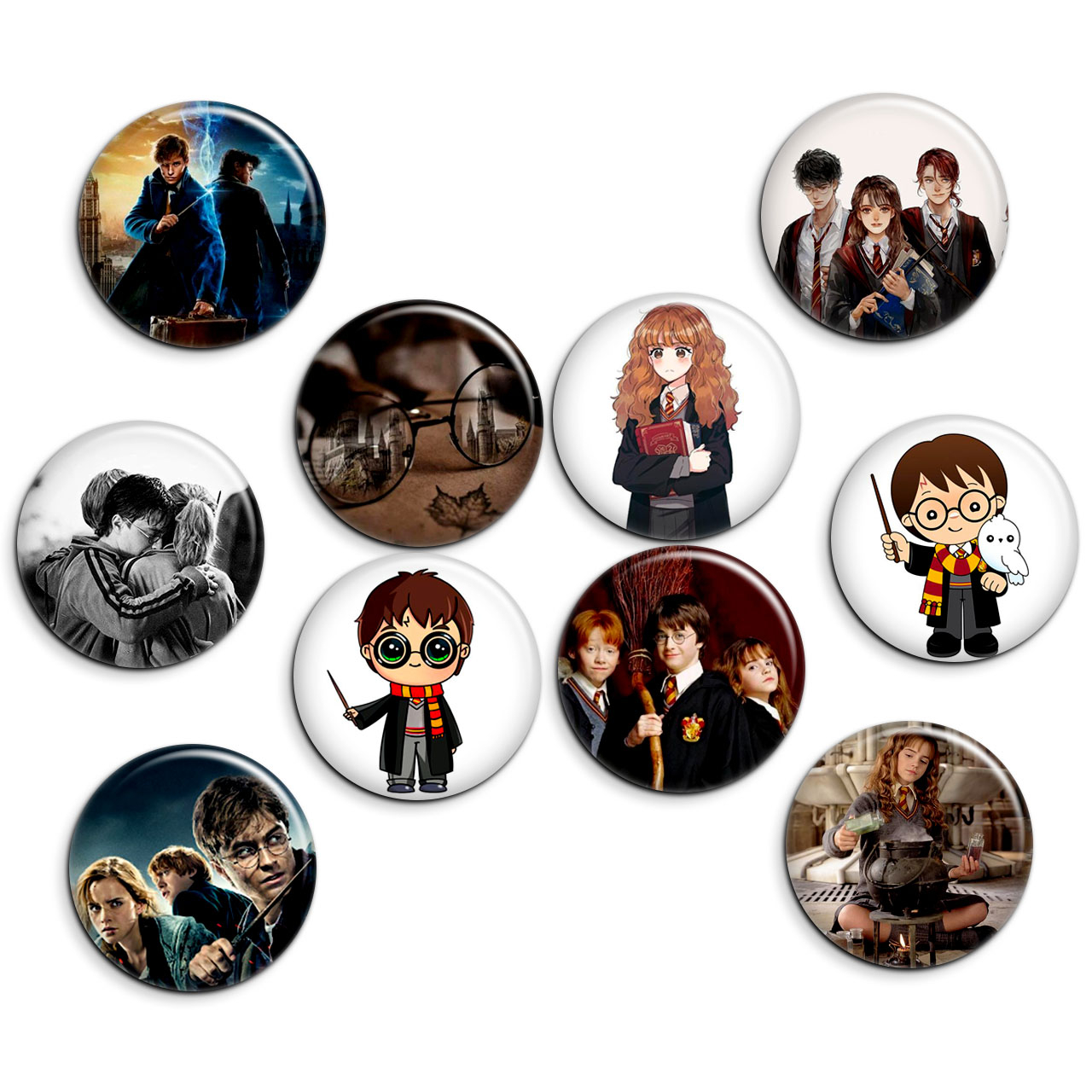 پیکسل پرمانه طرح Harry Potter کد pmg.5522 مجموعه 10 عددی