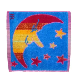 حوله دست و صورت طرح ماه سایز 30x30 سانتی متر