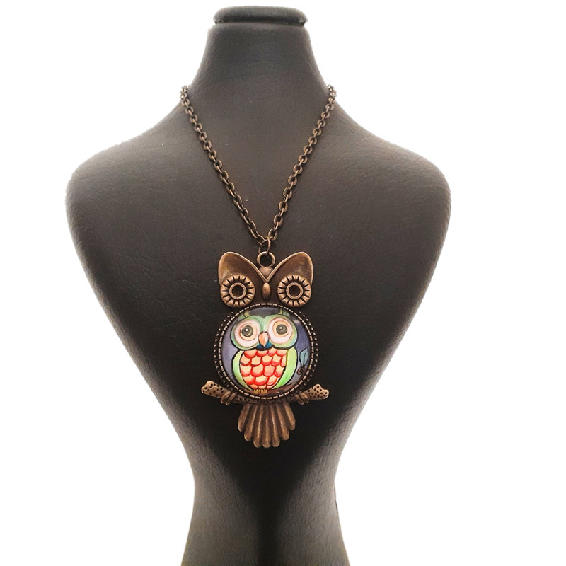 گردنبند دخترانه مدل جغد کد 22 گردنبند دخترانه مدل جغد کد 22