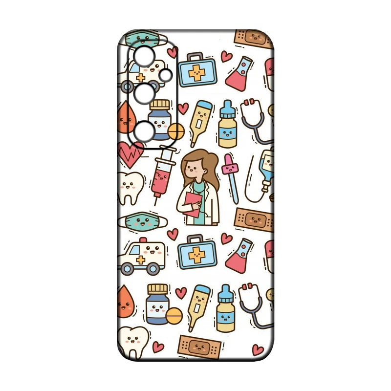 کاور طرح دندانپزشک کد 28 مناسب برای گوشی موبایل سامسونگ Galaxy A26
