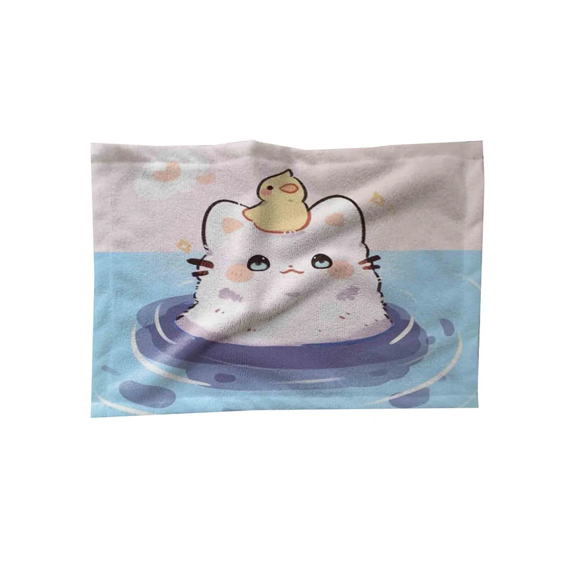 حوله کودک مدل گربه کیوت کد TW042 سایز 30x40 سانتی متر