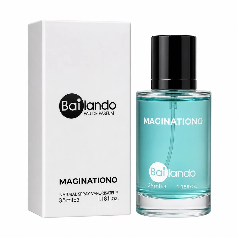 عطر جیبی مردانه بایلندو مدل Maginationo با رایحه خنک و معطر حجم 35 میلی لیتر