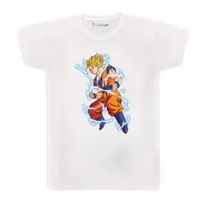 تی شرت بچگانه پرمانه طرح انیمه دراگون بال کد pmt.3771