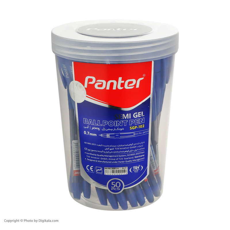 خودکار پنتر مدل Semi Gel بسته 50 عددی