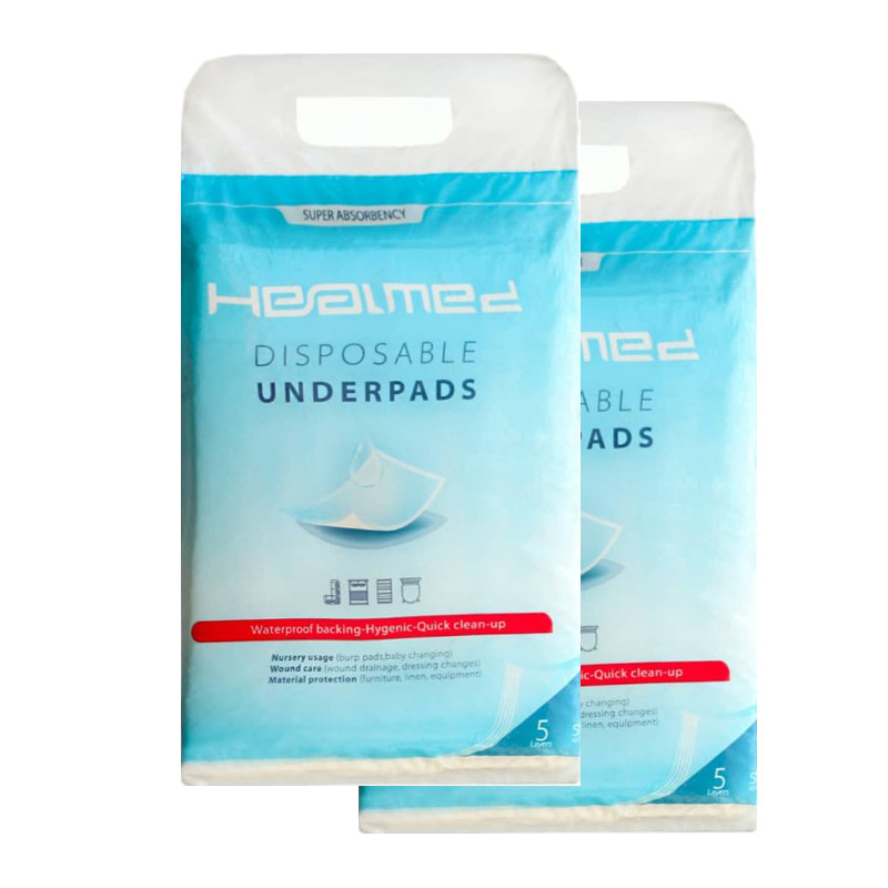 زیر انداز بیمار هیلمد مدل آنتی باکتریال بسته 2 عددی