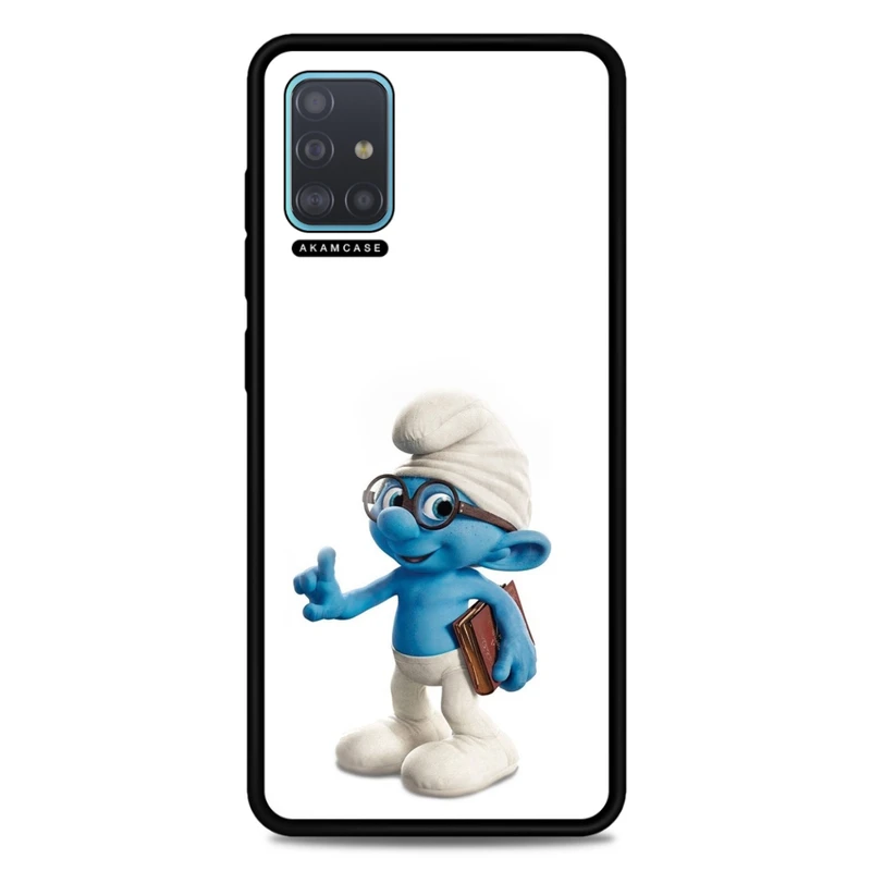 کاور آکام مدل AMC-WSGA51-SMURFS-19 مناسب برای گوشی موبایل سامسونگ Galaxy A51
