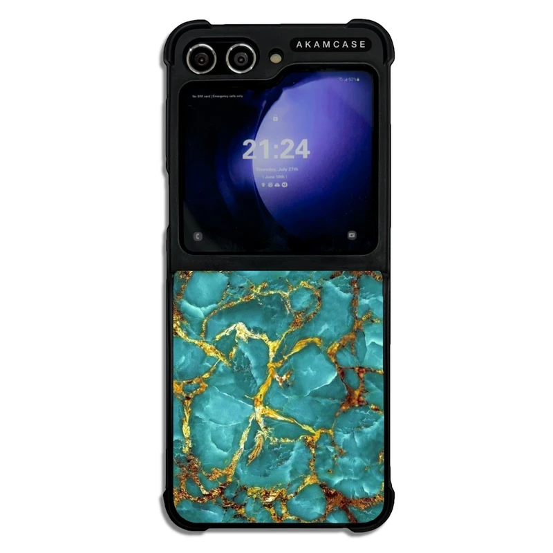 کاور آکام مدل AMC-WSGZFLIP5-MARBLE-40 مناسب برای گوشی موبایل سامسونگ Galaxy Z Flip 5