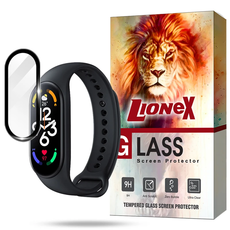 محافظ صفحه نمایش لایونکس مدل PMML20 مناسب برای ساعت هوشمند شیائومی Mi Band 7
