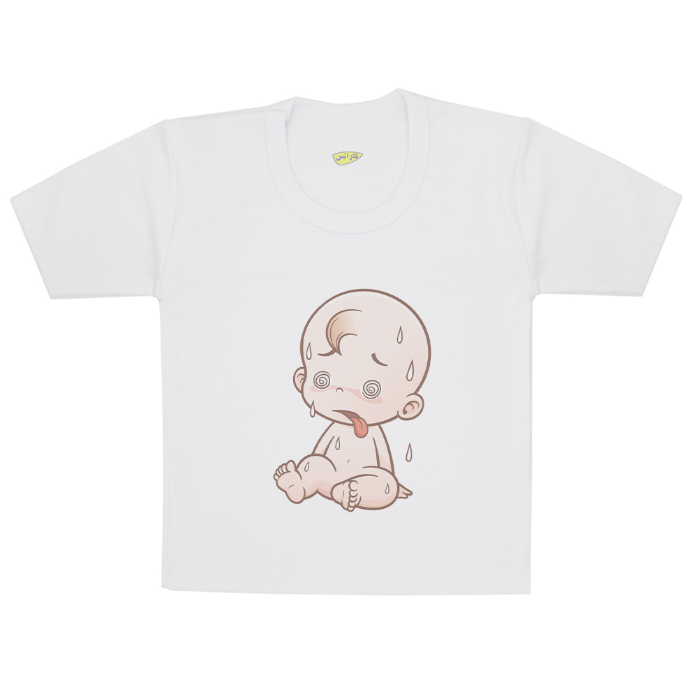 تی شرت آستین کوتاه نوزادی کارانس مدل TSB-3024