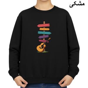 سویشرت زنانه مدل دیوار گیتاری