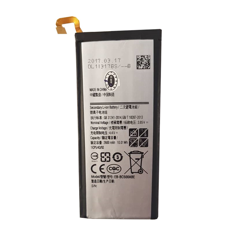 باتری موبایل مدل EB-BC500ABE ظرفیت 2600 میلی آمپرساعت مناسب برای گوشی موبایل سامسونگ Galaxy C5
