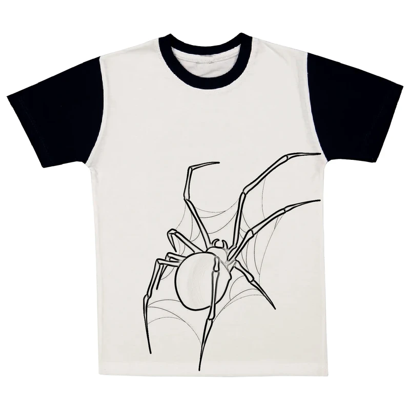 تی شرت آستین کوتاه پسرانه مدل عنکبوت A144