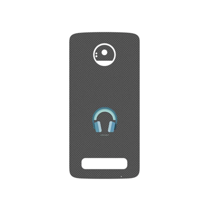 برچسب پوششی ماهوت مدل Minimal Headphone Icon مناسب برای گوشی موبایل موتورولا Moto Z Play