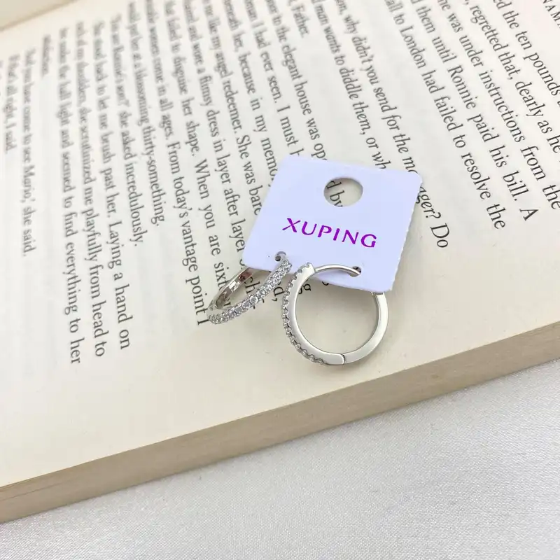 گوشواره زنانه ژوپینگ مدل حلقه کد E4685