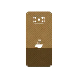 MAHOOT Minimal Cup of Coffee Icon Cover Sticker for Xiaomi Poco X3 NFC