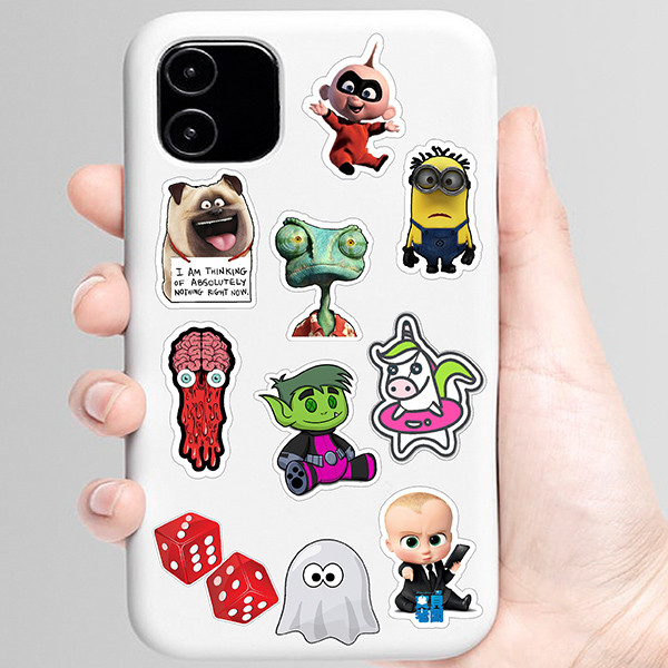 استیکر تزئینی موبایل و تبلت راتیانا مدل X2 بسته 10 عددی