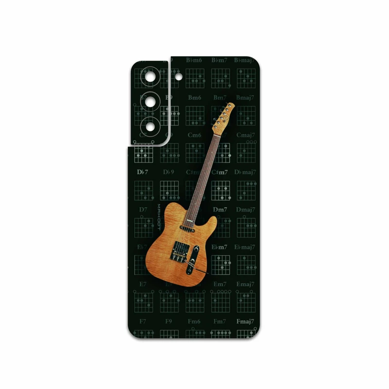 برچسب پوششی ماهوت مدل Guitar-Instrument مناسب برای گوشی موبایل سامسونگ Galaxy S21 FE 5G