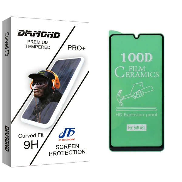 محافظ صفحه نمایش سرامیکی جی اف مدل Diamond glass مناسب برای گوشی موبایل سامسونگ Galaxy A31