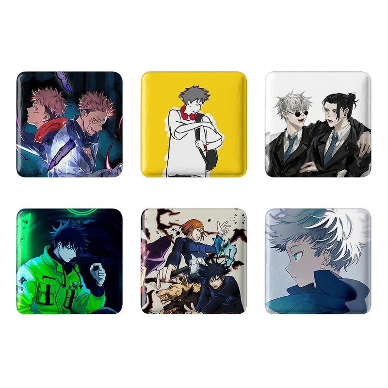 پیکسل خندالو مدل انیمه جوجوتسو کایزن کد 428B مجموعه 6 عددی