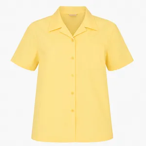 شومیز آستین کوتاه یقه برگردان زنانه مدل 28124