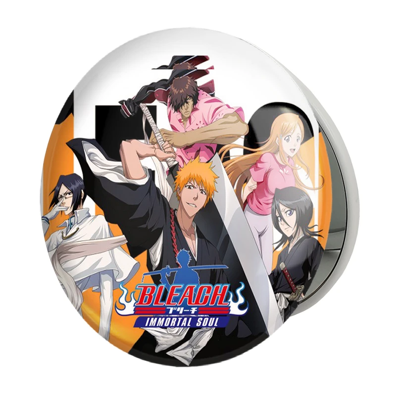 آینه جیبی خندالو طرح انیمه بلیچ Beach مدل تاشو کد 4957 