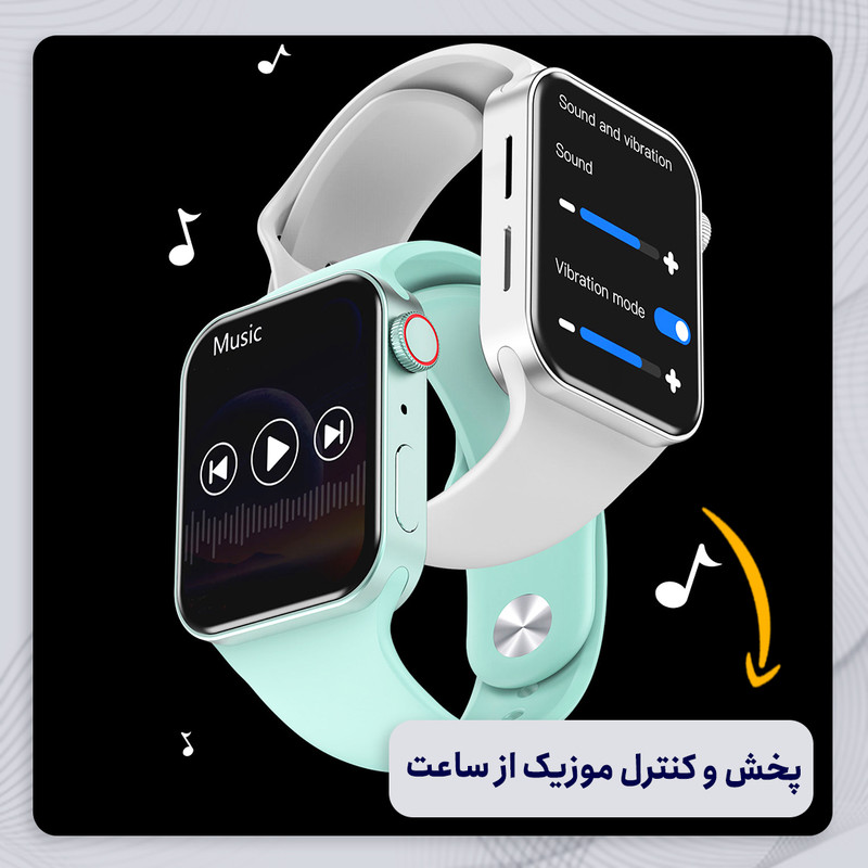 ساعت هوشمند لوکا مدل LC-WATCH7 به همراه بند 3