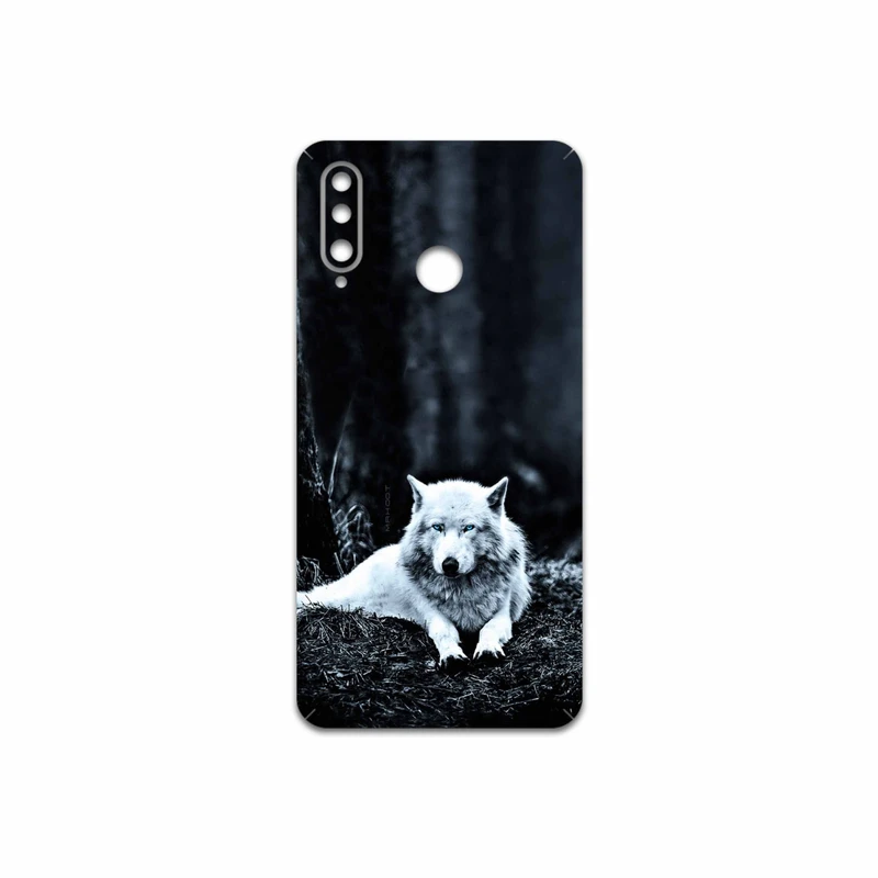 برچسب پوششی ماهوت مدل Dire-Wolf مناسب برای گوشی موبایل هوآوی P30 Lite (48 MP Camera)