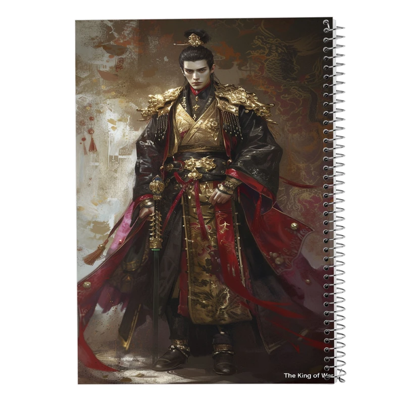 دفتر شطرنجی 50 برگ مدوپد مدل حیوانات جنگجو کد DF14809