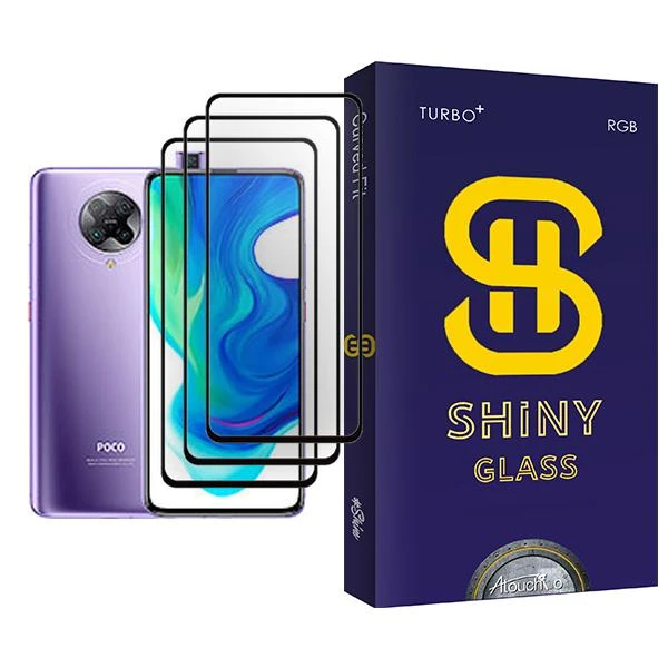 محافظ صفحه نمایش آتوچبو مدل Shiny Glass MIX003 مناسب برای گوشی موبایل شیائومی Poco F2 Pro بسته سه عددی