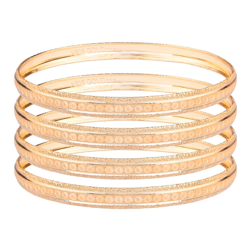 النگو زنانه آریس گلد مدل 92 کد 4 بسته چهار عددی