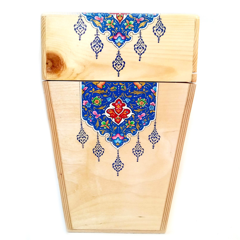 ست سطل و جای دستمال کاغذی هونرین کد 411 ست سطل و جای دستمال کاغذی هونرین کد 411