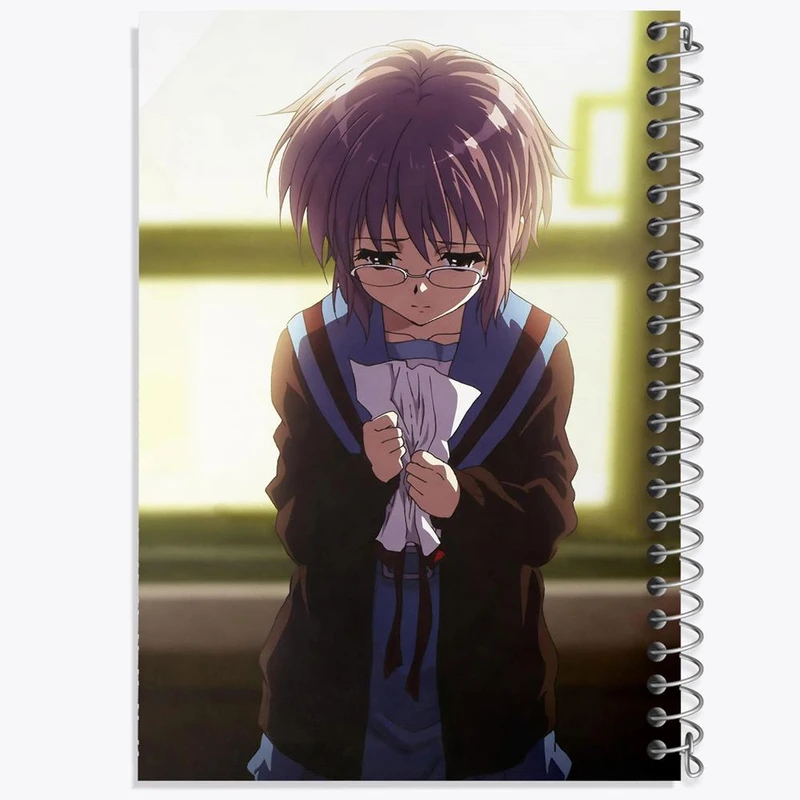 دفتر مشق 100 برگ خندالو طرح یوکی انیمه ناپدید شدن هارومی سوزومیا The Disappearance of Haruhi Suzumiya کد 23147