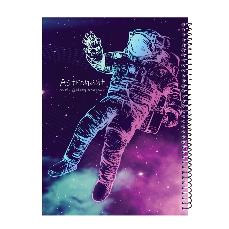 دفتر مشق 80 برگ اورین طرح فضانورد