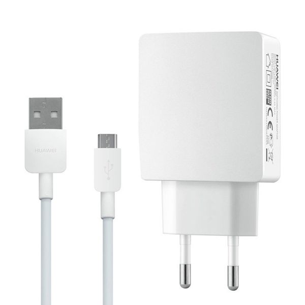 شارژر دیواری مدل HW-050200E3W همراه با کابل microUSB شارژر دیواری مدل HW-050200E3W همراه با کابل microUSB