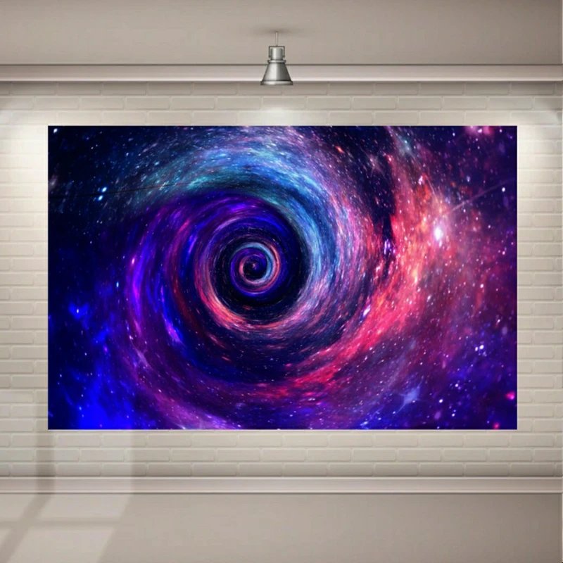 پوستر پارچه ای طرح کهکشان چاله فضایی مدل SDP2634