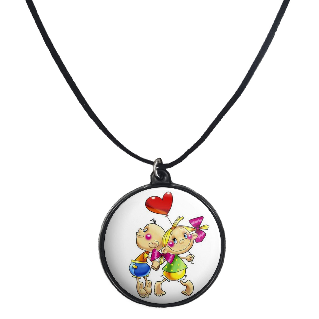 گردنبند پرمانه طرح عاشقانه کد pmb.1173 مدل دو طرفه