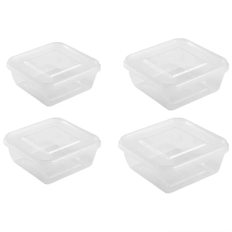 ظرف نگهدارنده طب پلاستیک مدل 1600cc مجموعه 5 عددی