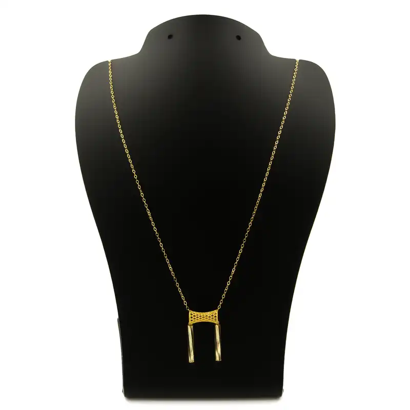 گردنبند طلا 18 عیار زنانه کاپانی مدل kn105