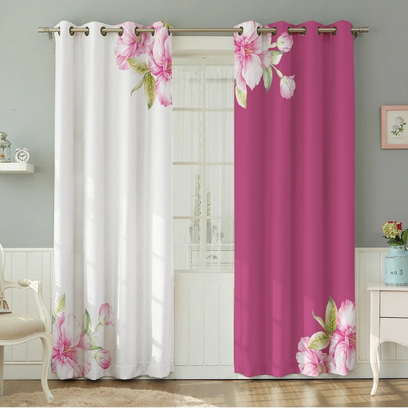 پرده نیروانا طرح  مدرن مدل مخمل کد 8689 سایز 140×280 سانتی متر