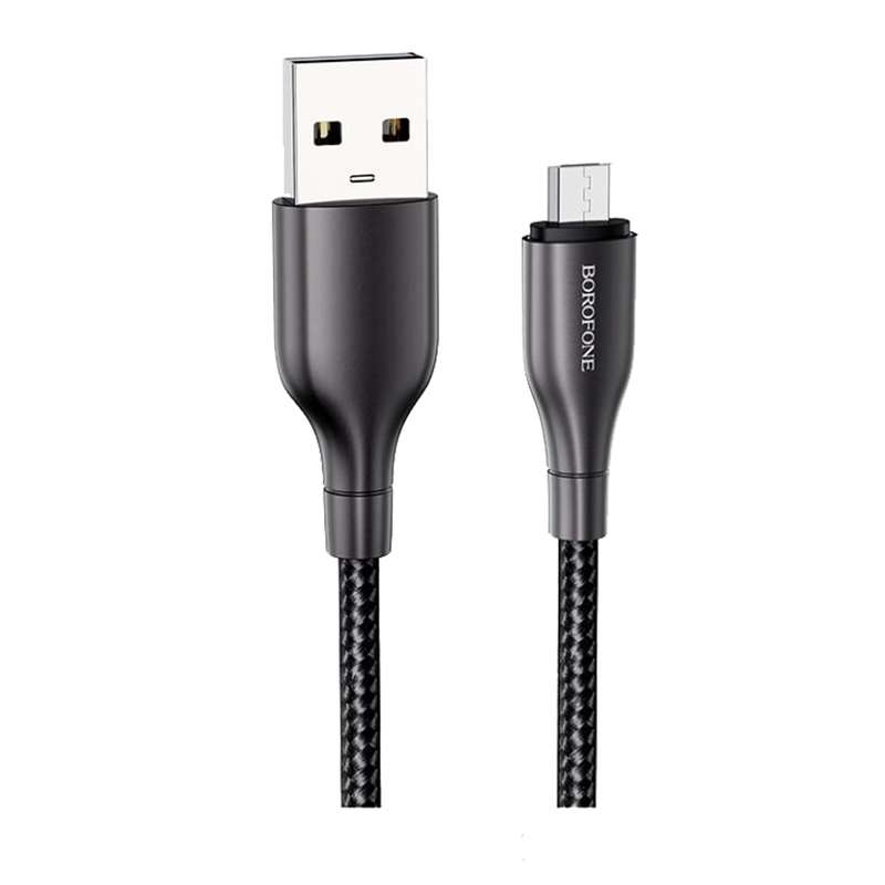 کابل تبدیل USB به microUSB  بروفون مدل BX45 طول 1 متر