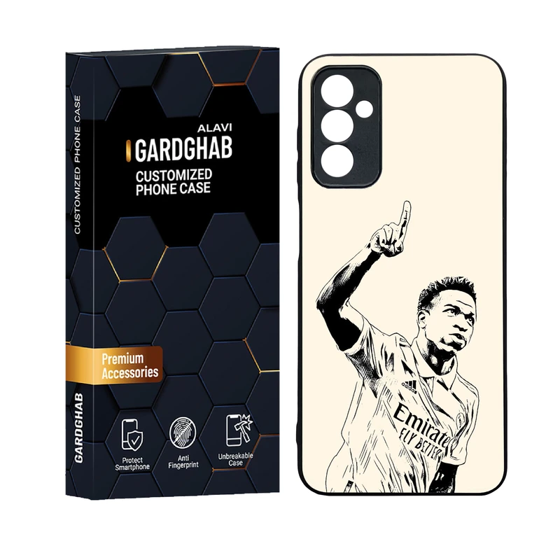 کاور گارد قاب علوی مدل دور ژله ای پشت گلس ورزشی مناسب برای گوشی موبایل سامسونگ Galaxy F13