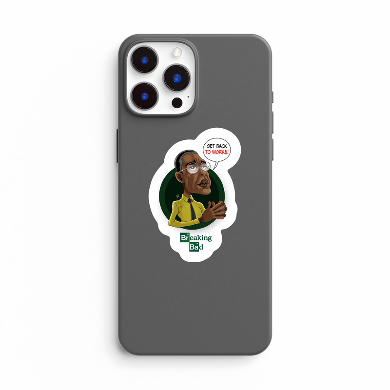 استیکر لپ تاپ و موبایل بووم طرح سریال Breaking Bad مدل Gus Fring کد VR33