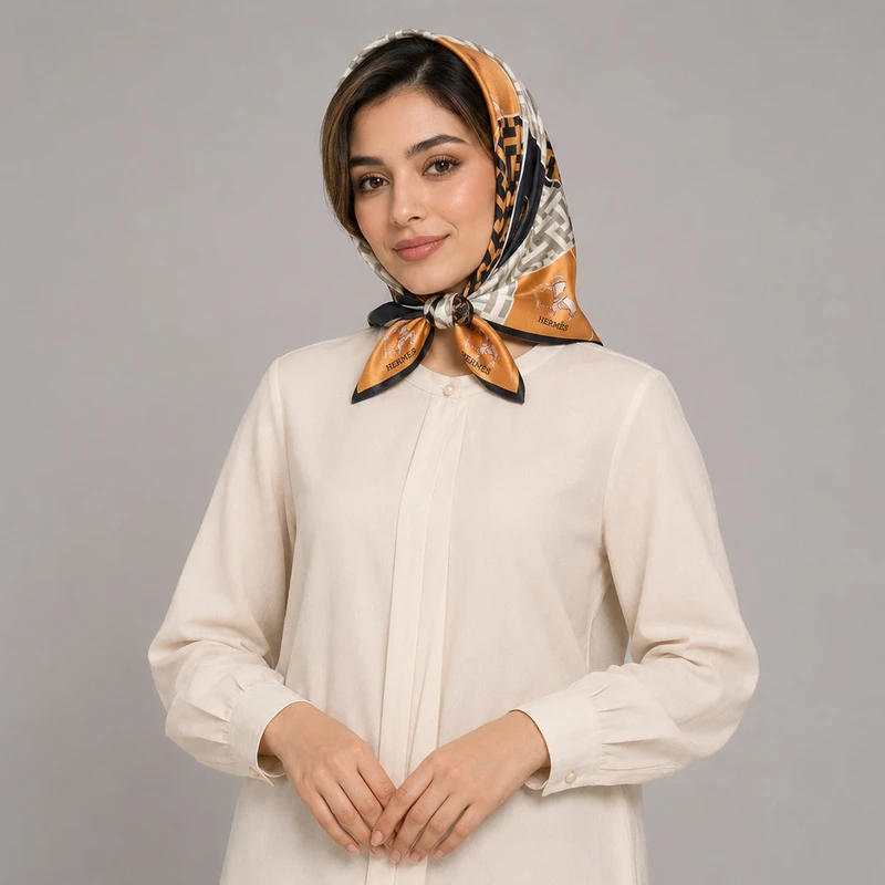 روسری زنانه مدل قواره کوچک