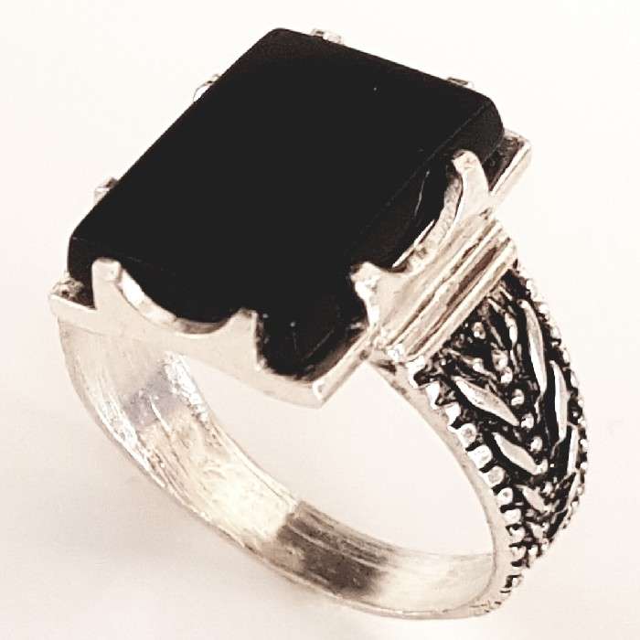انگشتر نقره مردانه مدل P2000