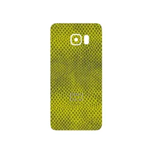 MAHOOT Yellow Snake Skin Cover Sticker for Samsung Galaxy S6 Edge