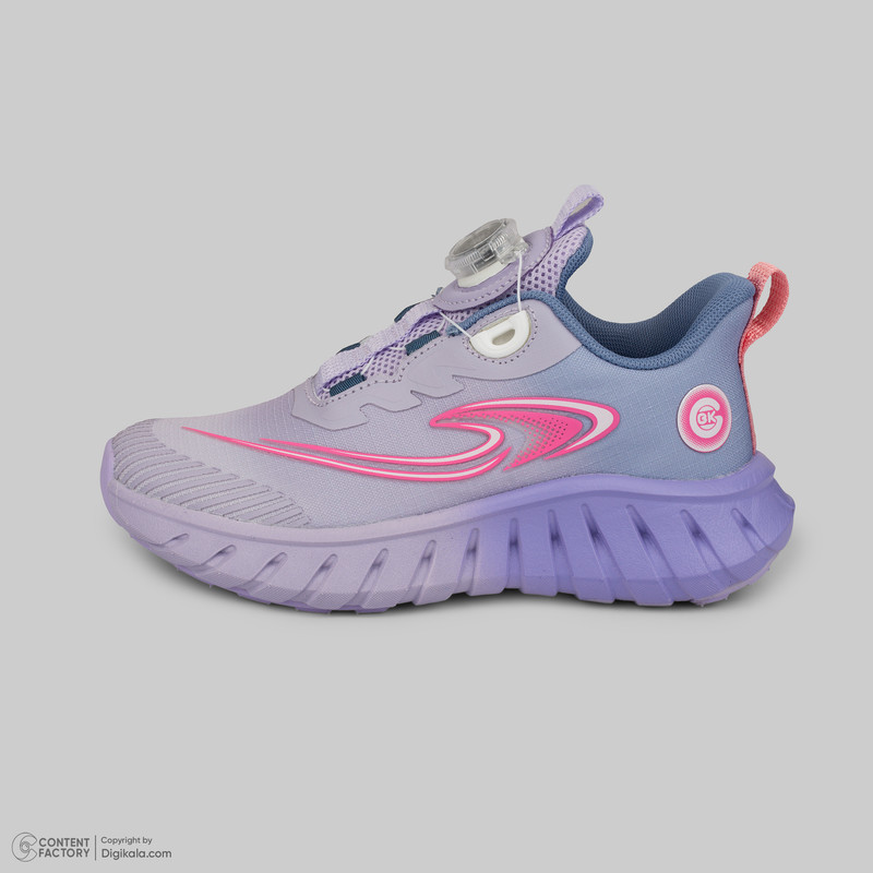 کفش رانینگ دخترانه بی کی جی کیدز مدل 103 با بسته‌شدن دیسکی
