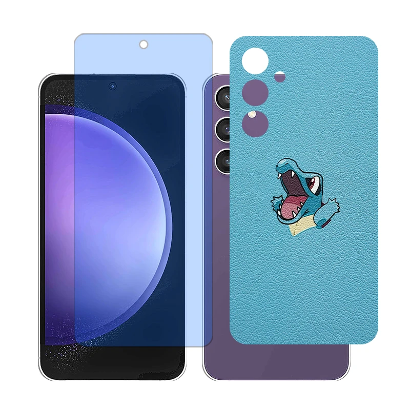 محافظ صفحه نمایش مات آنتی بلو گلس مدل together مناسب برای گوشی موبایل سامسونگ Galaxy S23 FE به همراه برچسب پوششی پشت گوشی  