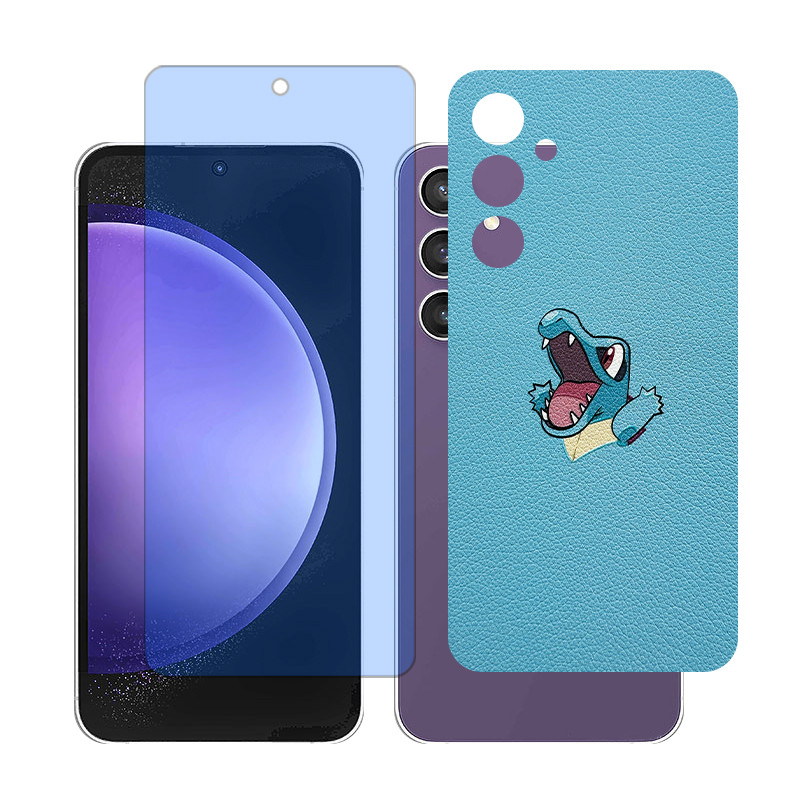 محافظ صفحه نمایش بلوکات گلس مدل Together مناسب برای گوشی موبایل سامسونگ Galaxy S23 FE به همراه برچسب پوششی پشت گوشی 